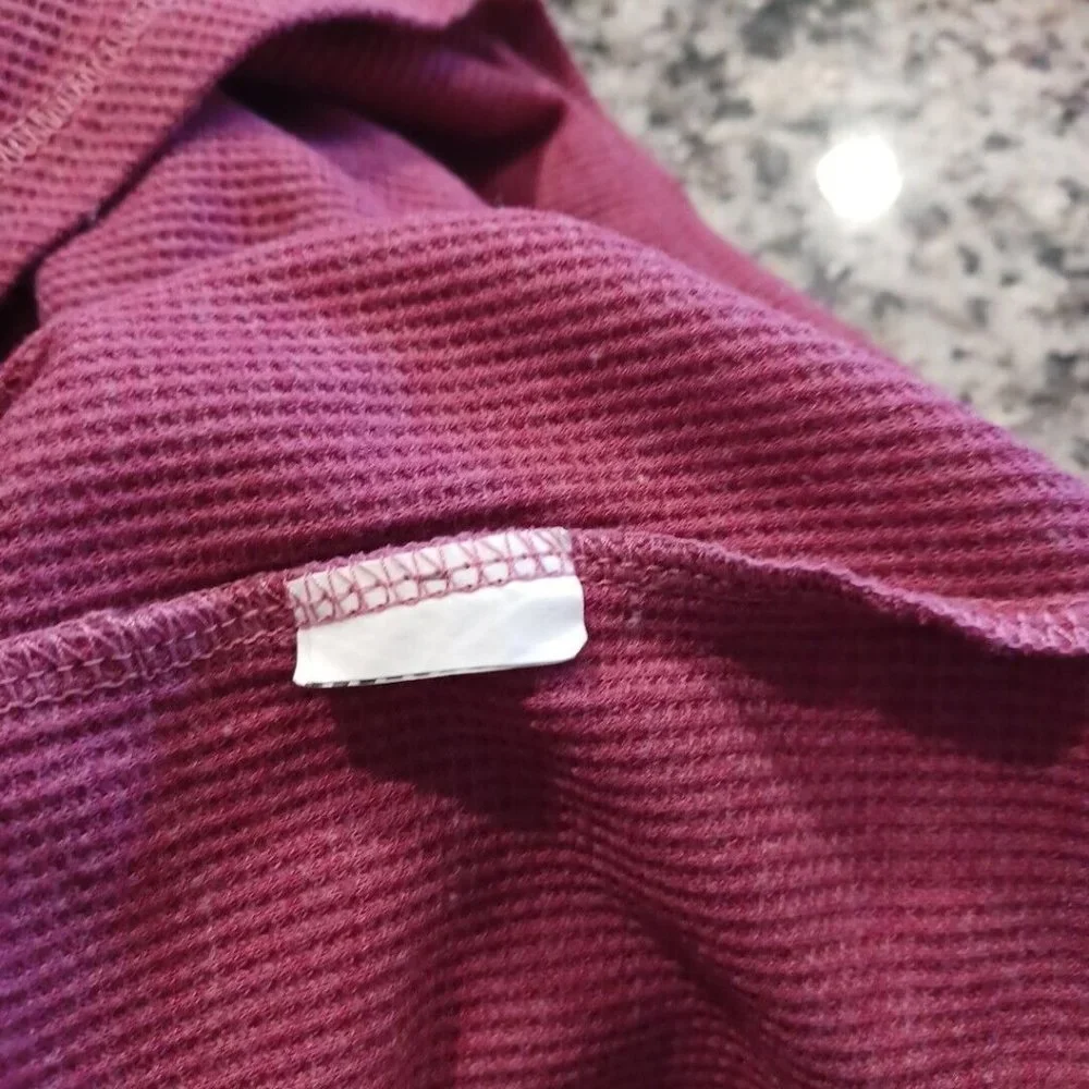 COTTON ON Sz S Oversized Waffle Knit Sweater Mauve Pink Cozy Casual Lounge Fall - Picture 12 of 12